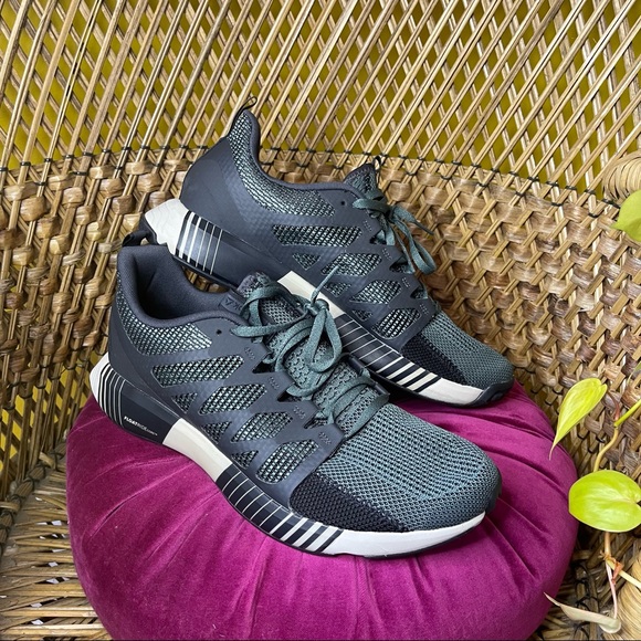 Reebok Shoes | Reebok Floatride Core TM Flexweave Green Running Shoe | Color: Black/Green | Size: 10 | Thebundlebee's Closet